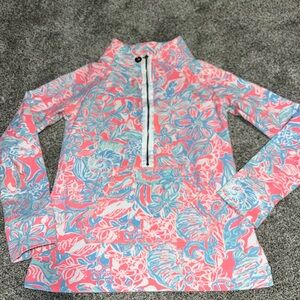 Xs lily pullitzer 1/4 zip pullover vguc